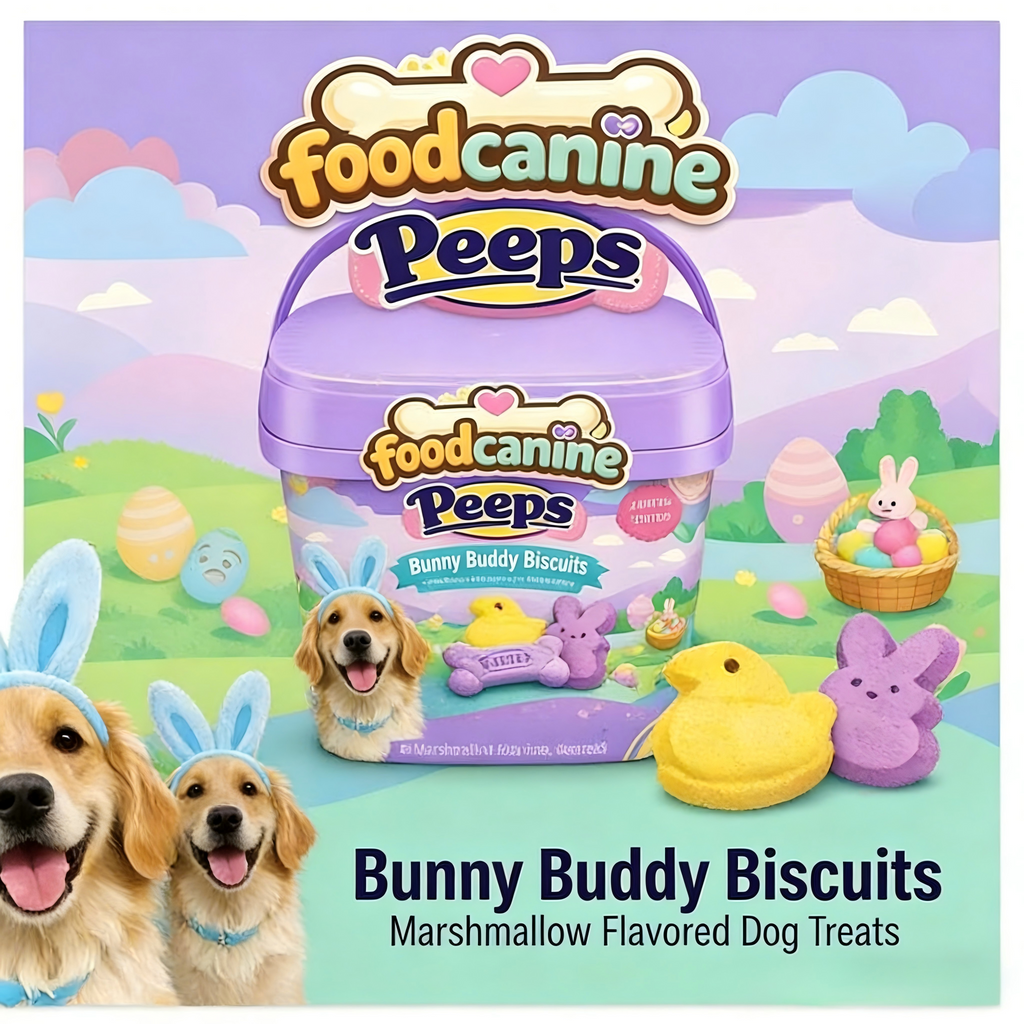 Bunny Buddy Biscuits – Marshmallow Flavored Dog Treats