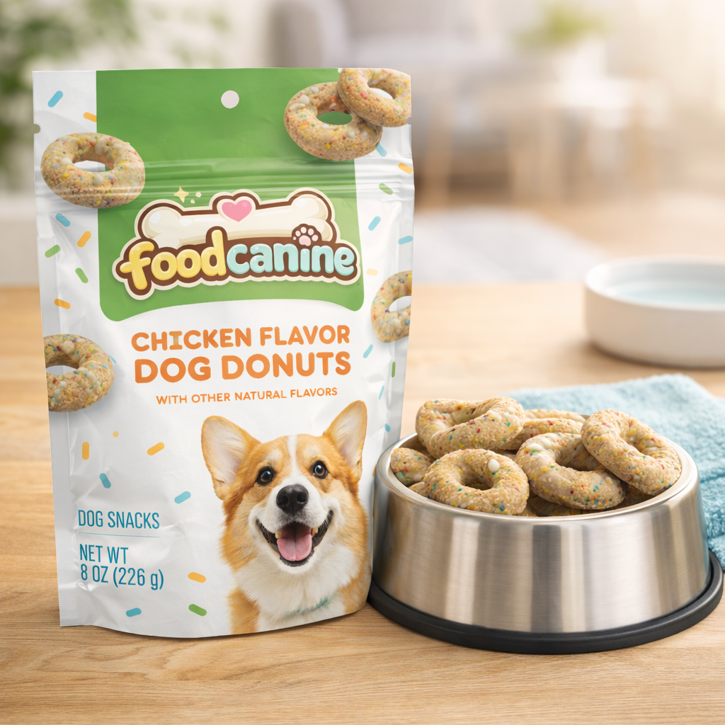 Chicken Flavor Dog Donuts – Dog Snacks