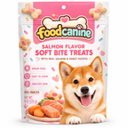 Salmon Flavor Soft Bite Dog Treats – With Real Salmon & Sweet Potato