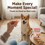 Salmon Flavor Soft Bite Dog Treats – With Real Salmon & Sweet Potato