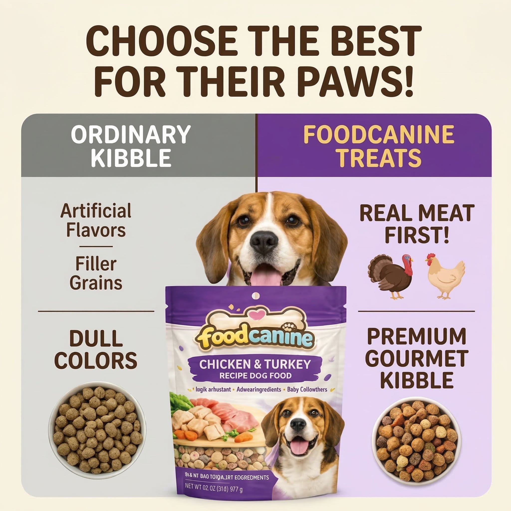 Chicken & Turkey Recipe Dog Food