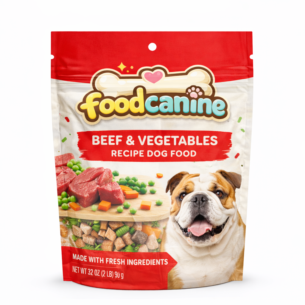 Beef & Vegetables Recipe Dog Food