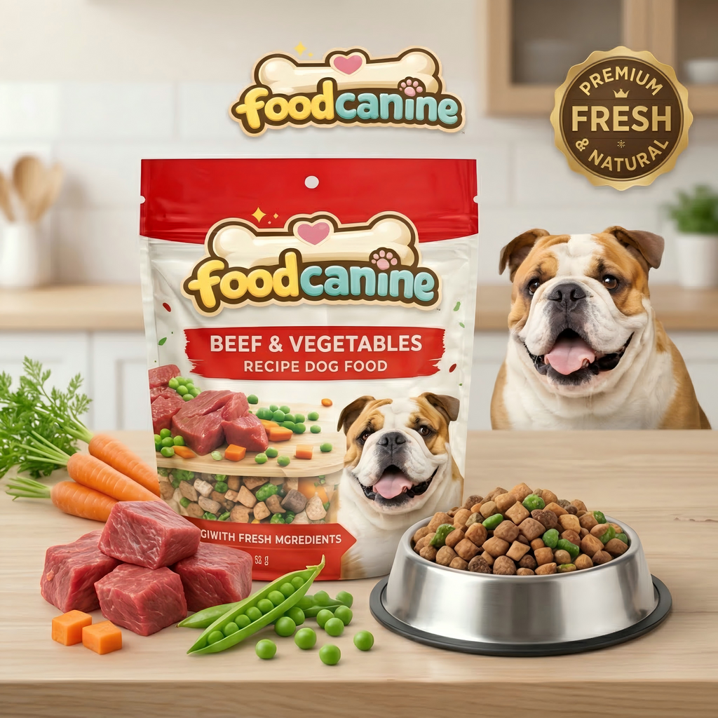 Beef & Vegetables Recipe Dog Food