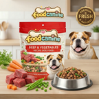 Beef & Vegetables Recipe Dog Food