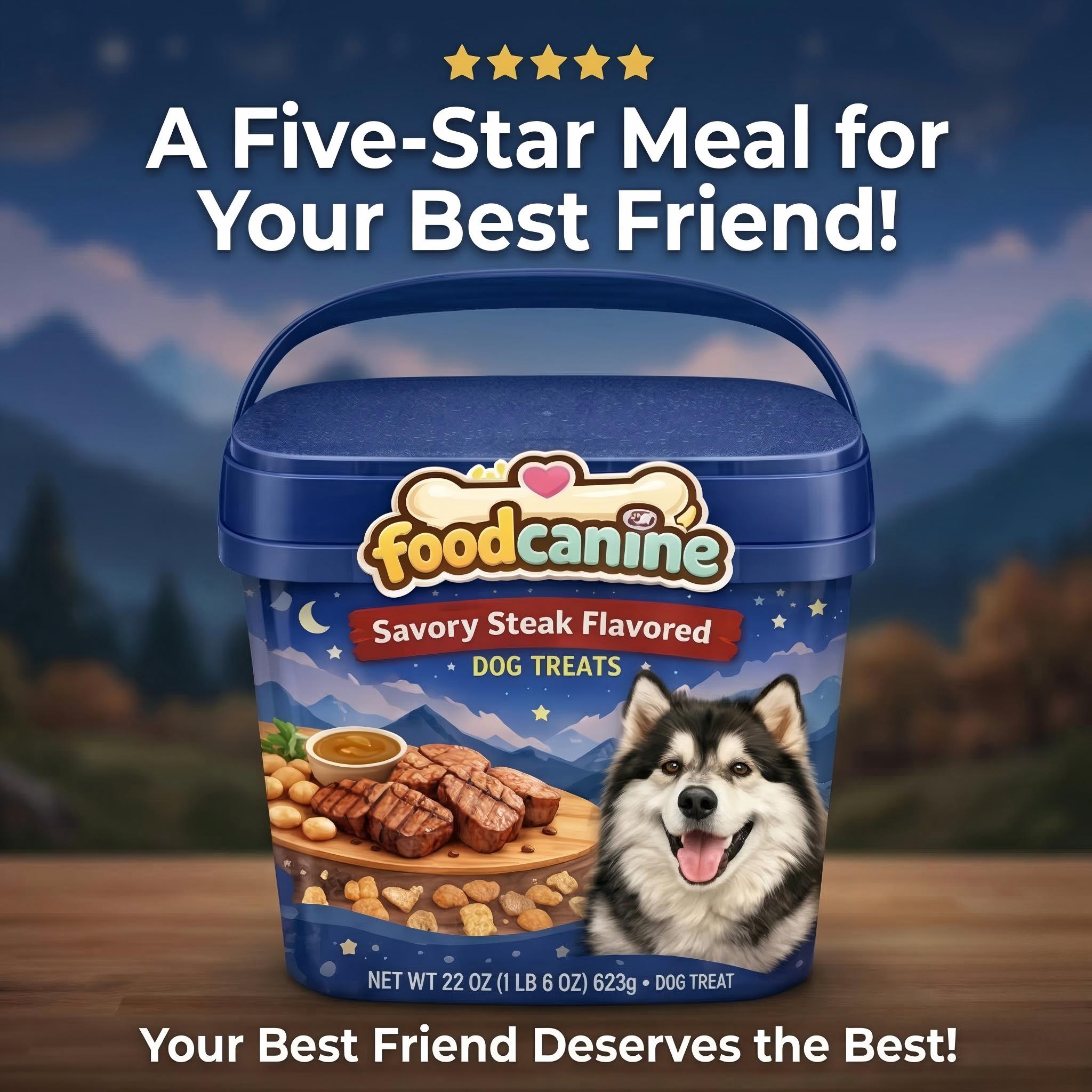 Savory Steak Flavored Dog Treats