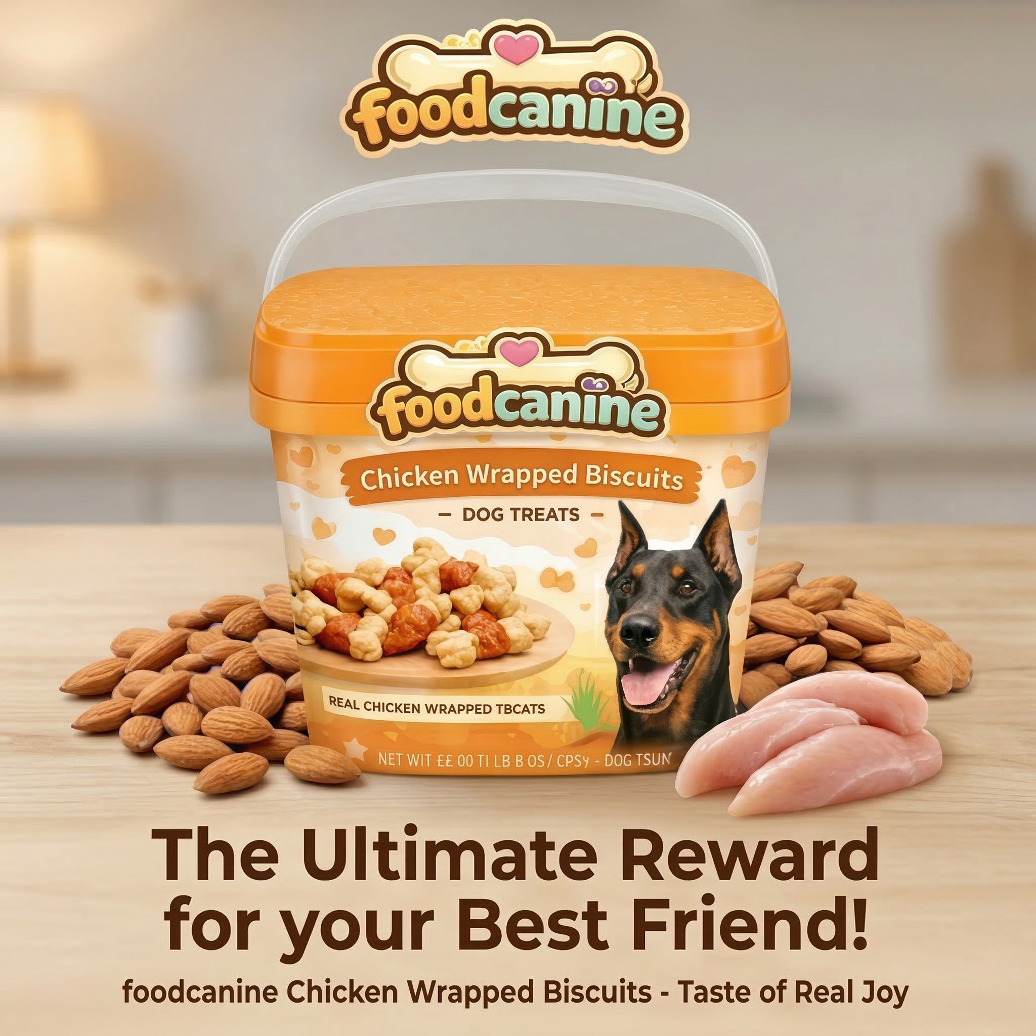 Chicken Wrapped Biscuits – Dog Treats