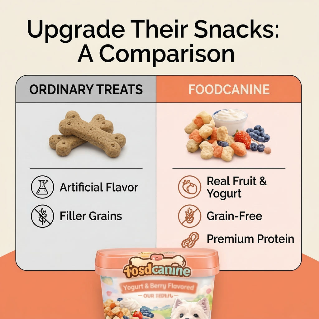 Yogurt & Berry Flavored Dog Treats – Made with Real Yogurt