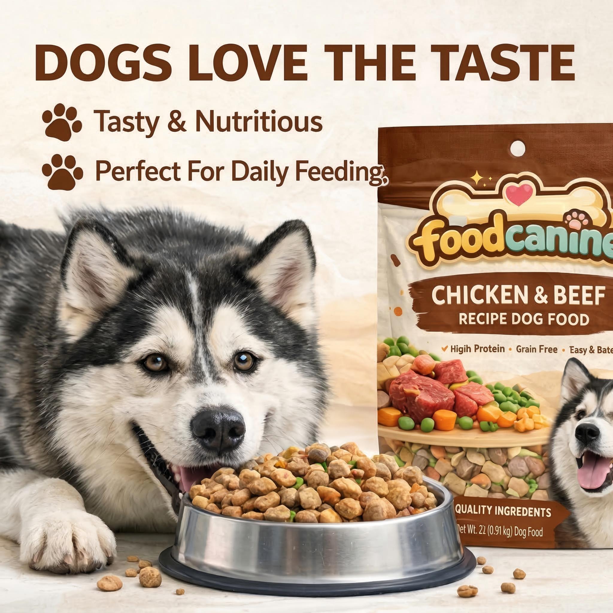 Chicken & Beef Recipe Dog Food