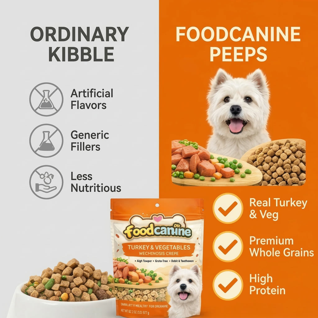 Turkey & Vegetables Recipe Dog Food
